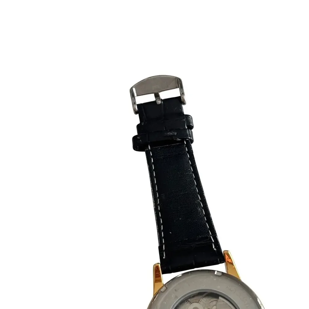 Forsining Automatic Mechanical Black Leather Watch